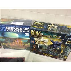 FORBIDDEN PLANET C-57D SPACE CRUISE MODEL NEW IN BOX AND KONG THE 8TH WONDER OF THE WORLD