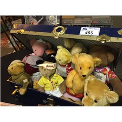 COLLECTION OF VINTAGE TO NEWER COLLECTABLE STUFFED ANIMALS