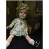 Image 2 : SHIRLEY TEMPLE PORCELAIN DOLL WITH WARDROBE AND GENUINE SHIRLEY TEMPLE DOLL DRESS BY THE RELIABLE