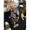 Image 4 : LOT OF 3 ANTIQUE PORCELAIN AND CELLULOID DOLLS INCL. 19" GERMAN BOY DOLL, 24" GERMAN SAILOR BOY AND
