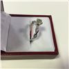 Image 2 : ONE LADIES 14KT WHITE GOLD DIAMOND SET ENGAGEMENT OR DRESS RING. THE RING IS SET WITH A TOTAL OF