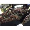 Image 2 : PAIR OF CHINESE ROSEWOOD DRAGON CARVINGS 30" W X 14" H