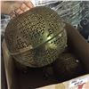 Image 2 : BOX LOT OF MORROCON HAND HAMMERED, LANTERNS
