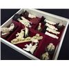 Image 2 : COLLECTION OF ORNATELY CARVED SMALL ANTIQUE IVORY & BONE FIGURINES
