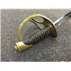 Image 2 : AMES 1865 U.S.A CIVIL WAR SWORD WITH SCABBARD BLADE. WIRE ON HANDLE, INTACT AND STRAIGHT