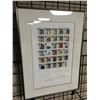 Image 1 : FRAMED 1995 VANCOUVER POSTAGE STAMPS, SIGNED LIMITED EDITION 17/75
