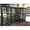 Image 2 : 6.5' GLASS AND MIRROR DISPLAY CASE W/ ADJUSTABLE LIGHTS