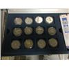 Image 2 : UNITED NATIONS 50TH ANNIVERSARY COIN SILVER COIN SET W/ CUSTOM FITTED DISPLAY CASE