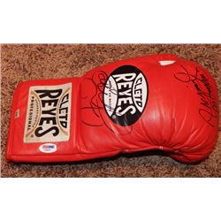 Manny Pacquiao Floyd Mayweather Signed Boxing Glove PSA