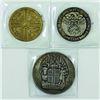 Image 2 : Iceland 1930 3-coin Set with original boxes.  1930 2 Kr bronze, 1930 5 Kr Silver and 1930 10 Kr Silv