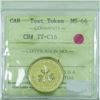 Image 1 : Test Token Canada CH# TT-C16 ICCS MS-66