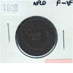 Newfoundland 1888 1-cent in Fine-Very Fine condition. *Key Date*