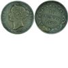 Image 1 : Newfoundland 1885 10-cent ICCS F-15 Obverse 2