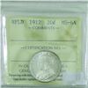 Image 2 : Newfoundland 1912 20-cent ICCS certified MS-64! An exceptionally Lustrous coin with a Low POP in Min