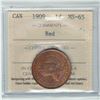 Image 2 : 1-cent 1909 ICCS Certified MS-65 RED. A nice original coin with hints of left to right grain.