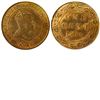 Image 1 : 1-cent 1910 PCGS Certified MS-65 RB. An excellent example of this last year Edward Large Cent. Coin 
