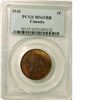 Image 2 : 1-cent 1910 PCGS Certified MS-65 RB. An excellent example of this last year Edward Large Cent. Coin 