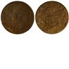 Image 1 : 1-cent 1922 PCGS Certified MS-63 BN. This key date issue small cent has soft brown fields flecked wi