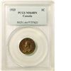 Image 2 : 1-cent 1925 PCGS Certified MS-64 BN. A solid example of this Key date issue small cent. The has unde