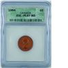 Image 2 : 1-cent 1954 NSF Proof Like  *RARE* . This is an attractive Cherry Red coin with crisp details. Coin 