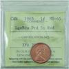 Image 1 : 1-cent 1965 Large Beads Pointed 5 ICCS Certified MS-65 RED.