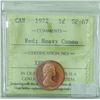 Image 1 : 1-cent 1972 ICCS SP-67 Red; Heavy Cameo.