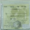 Image 1 : 5-cent 1871 ICCS Certified VF-30