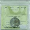 Image 2 : 5-cent 1922 ICCS Certified MS-64. A nice mint state example with Caramel Luster.