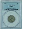 Image 1 : 5-cent 1925 PCGS XF 40. A Nice clean example of this key date nickel. (Recommended: take a close loo