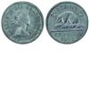 Image 1 : 5-cent 1953 NSF NL; Cameo "MULE" ICCS Certified AU-50. A nice clean rust free example of this variet