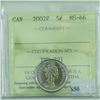 Image 1 : 5-cent 2002P ICCS Certified MS-66.