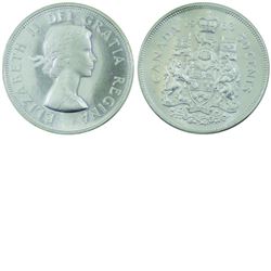 50-cent 1963 ICCS Certified MS-65 Heavy Cameo. White flashy coin with great eye appeal.