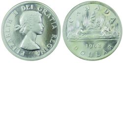 Silver $1 1962 ICCS Certified PL-66 Heavy Cameo