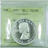 Image 2 : Silver $1 1963 ICCS PL66 Heavy Cameo