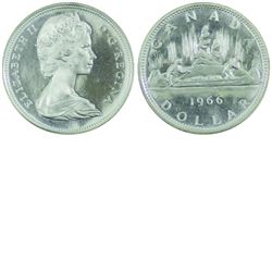 Silver $1 1966 ICCS Certified PL-66 Heavy Cameo