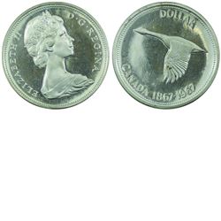 Silver $1 1967 ICCS Certified SP-66 Heavy Cameo