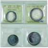 Image 1 : Silver $1 and 50-cent 1967 Specimen combo. Both coins are ICCS Graded (SP-66 HC & SP-67 HC) and exhi