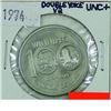 Image 1 : Nickel $1 1974 Double Yolk V2, in UNC+ condition.