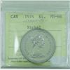 Image 1 : Nickel $1 1974 ICCS certified MS-66! TOP 5! Highest Grade by ICCS!