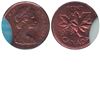 Image 1 : Error 1978 Canada 1-cent Clipped Planchet Error Double 8 Variety CCCS Certified MS-64