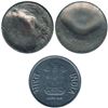 Image 1 : Error Group lot of 3 Error coins from India. Set includes a 1 Rupee Capped Die and what appears to b