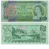 Image 1 : 1969 Bank of Canada $20 Replacement note. BC-50bA, Prefix *WF, BCS UNC-60, Original.  S/N: *WF344791