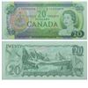 Image 1 : 1969 Bank of Canada $20 Replacement note. BC-50bA, Prefix *YA, BCS CUNC-62, Original.  S/N: *YA23968