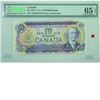 Image 2 : 1971 Bank of Canada $10 Replacement note. BC-49bA, Prefix *DK, PMG GUNC-65, EPQ.  S/N: *DK2907263