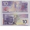 Image 1 : 2001 Bank of Canada $10 RADAR. BC-63c, in UNC Condition. S/N: BER9445449.