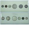 Image 1 : RCM 1958 Royal Canadian Mint Proof-Like Set in original Mint cardboard holder. All coins are lightly