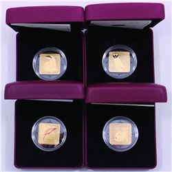 RCM lot of 2010-2011 $3 Square Wildlife Conservation Silver Coins. You will receive the following co
