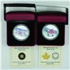 Image 1 : RCM Lot; 2013 & 2015 $10 Fine Silver Winter Scene coins (TAX Exempt) 2pcs
