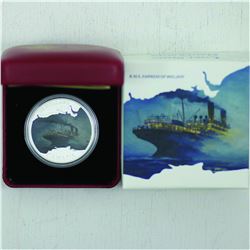 RCM Issue 2014 $20 Fine Silver Lost Ship Series In Canadian Waters - R.M.S. Empress of Ireland (TAX 