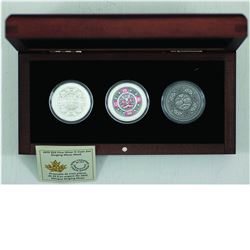 RCM Issue 2015 $25 Singing Moon Mask Fine Silver 3-coin Set (TAX Exempt)